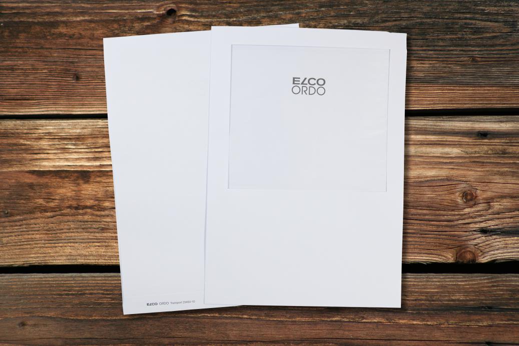 Ordnungsmappen mit Sichtfenster 220x310 mm Weiß 120 g/qm